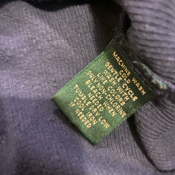 Lauren Ralph Lauren ribbed tank top with v neck and buttons - Picture 8 of 8